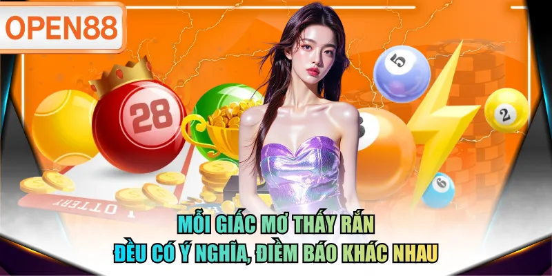 Mỗi giấc mơ thấy rắn đều có ý nghĩa, điềm báo khác nhau